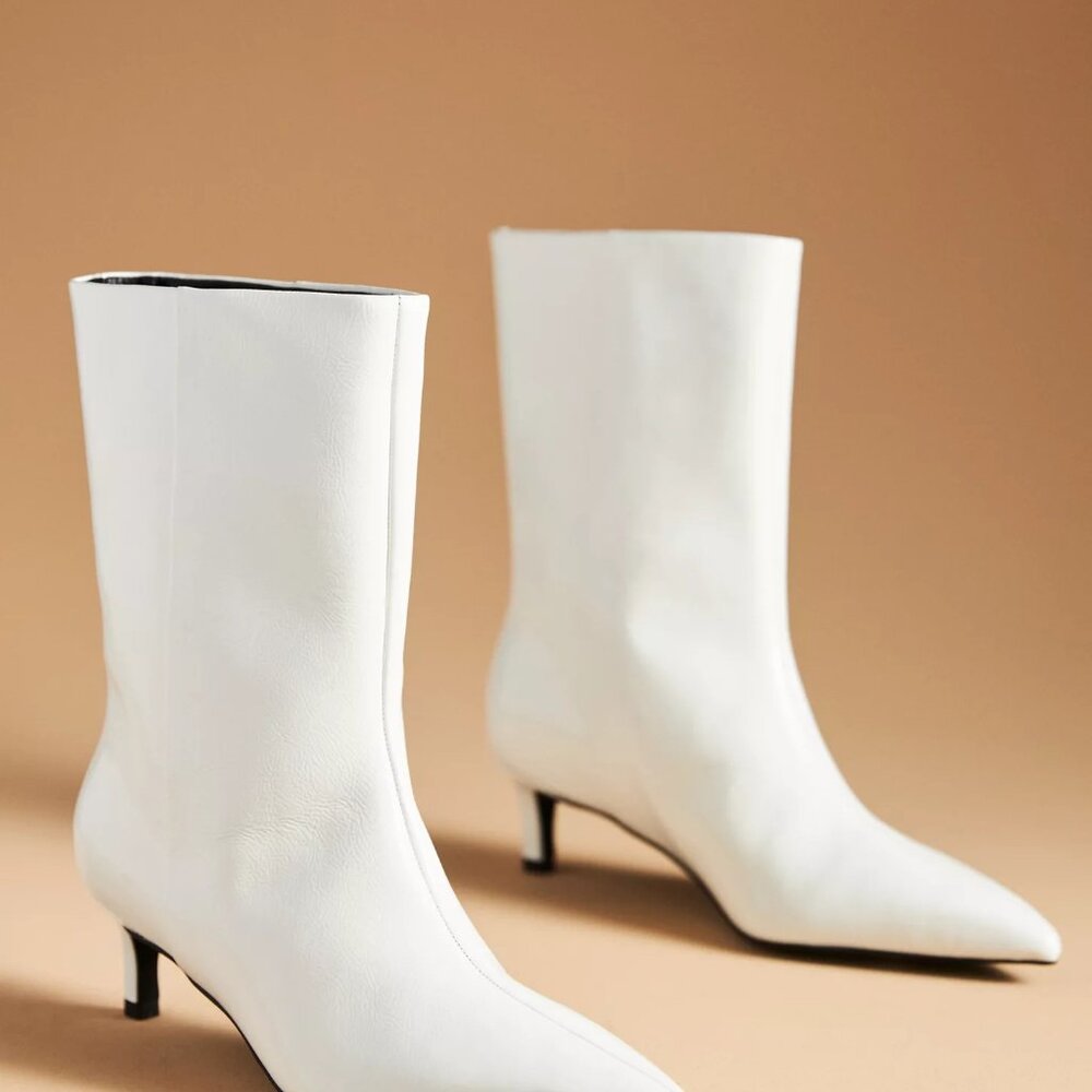 Seychelles Game Changer Ankle Boots-WHITE